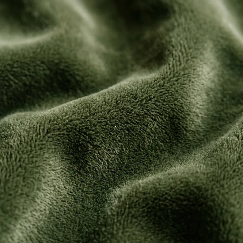Moss-green velvet